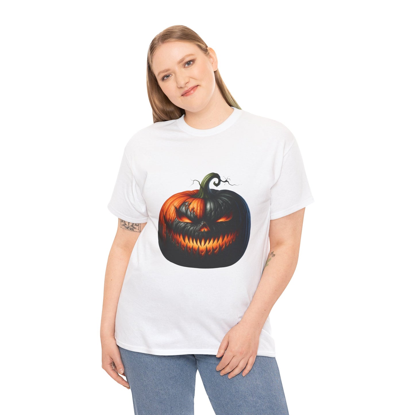 Sinister Pumpkin – Halloween Glow Tee