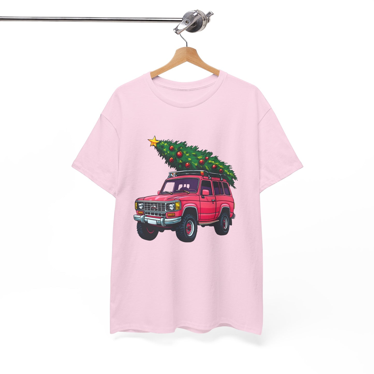 Pink SUV Christmas Tree Tee