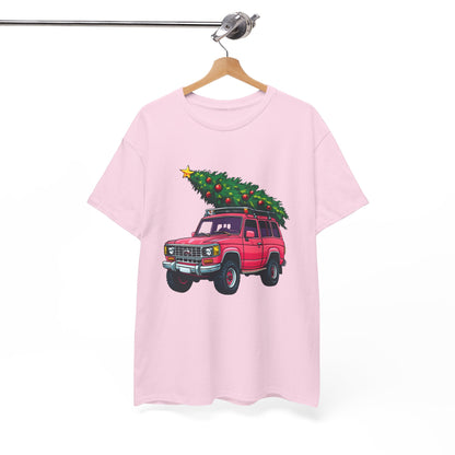 Pink SUV Christmas Tree Tee