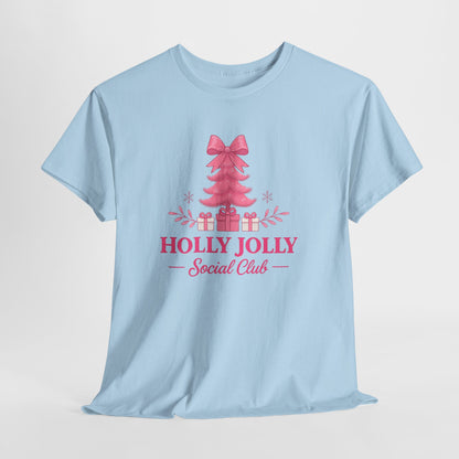 Holly Jolly Pink Tree Tee