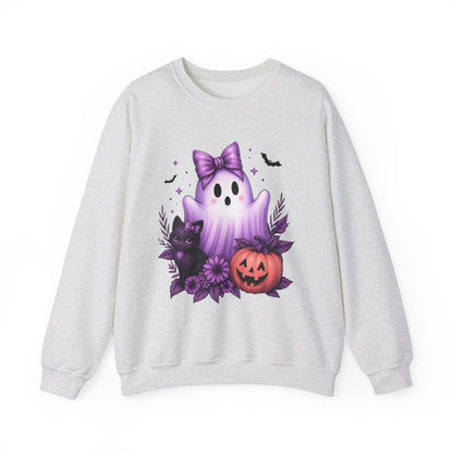 Cute Halloween Ghost Crewneck Sweatshirt