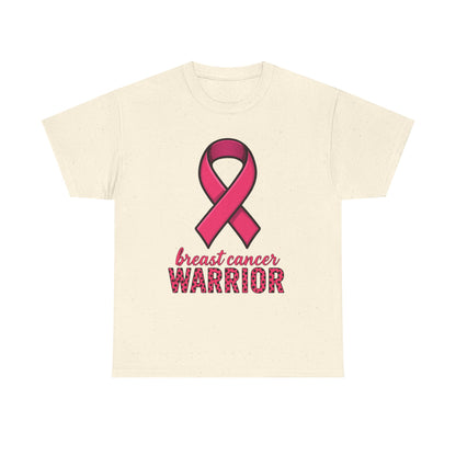 Breast Cancer Warrior Pink Ribbon Tee