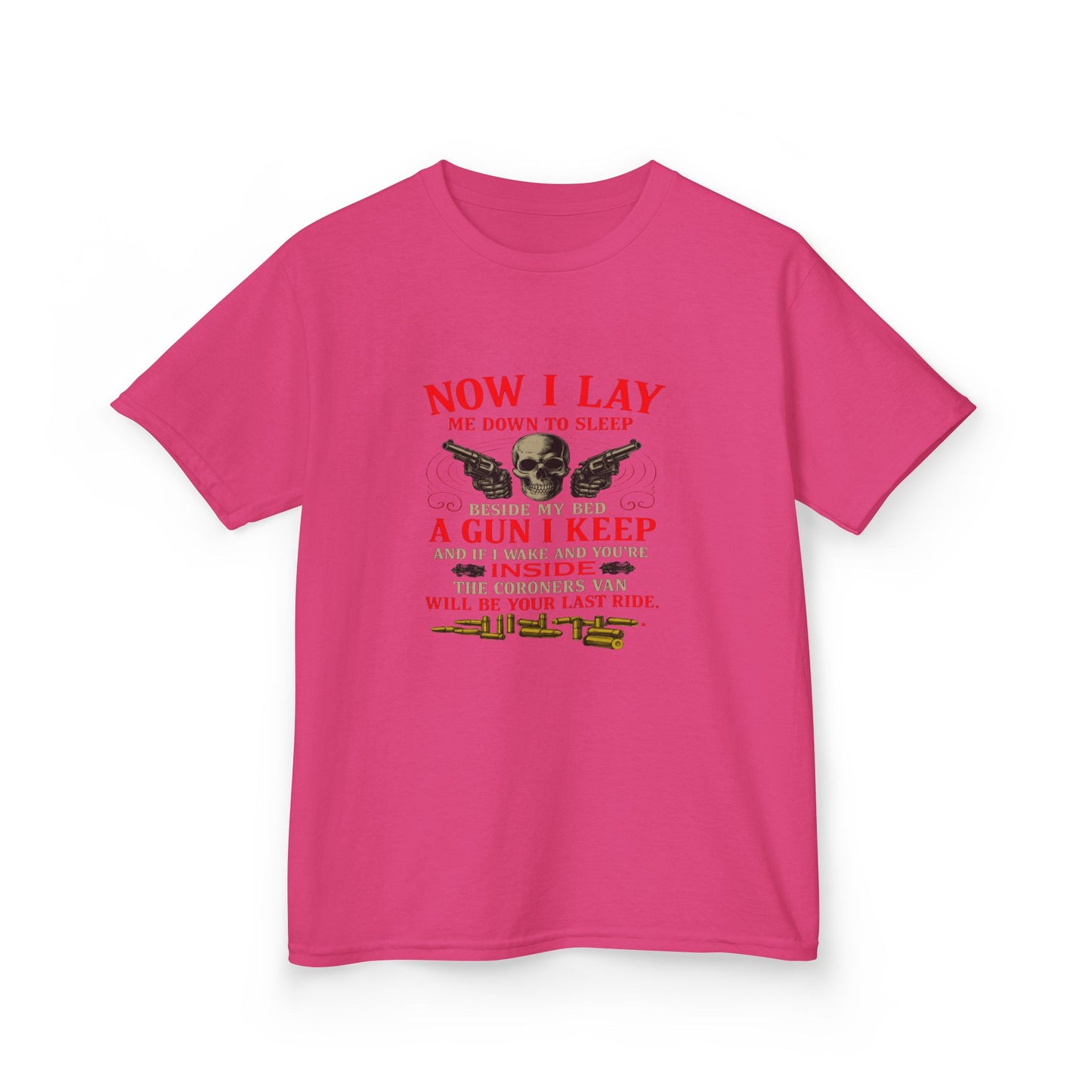 Now I Lay Me Down to Sleep - Dinosaur Skull Tee