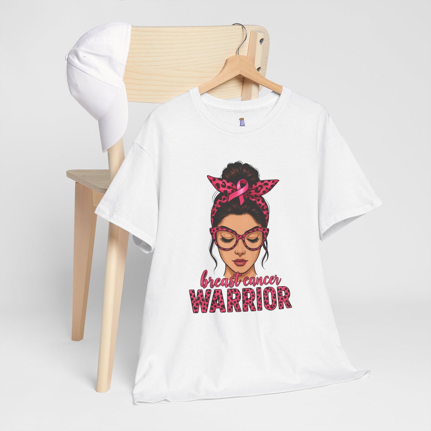 Breast Cancer Warrior Tee, Inspirational T-Shirt for Survivors, Supportive Gift for Cancer Awareness Events, Unisex Cotton Top, [...]