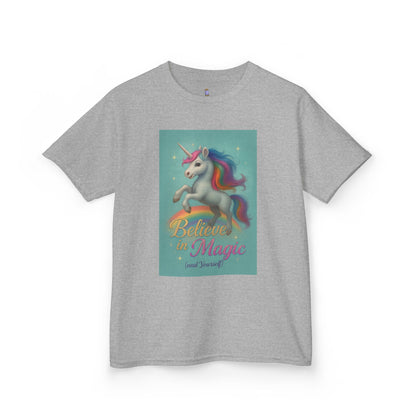 Unicorn Magic Kids Tee - Believe in Magic, Kids T-Shirt, Unicorn Shirt, Birthday Gift, Playtime Apparel