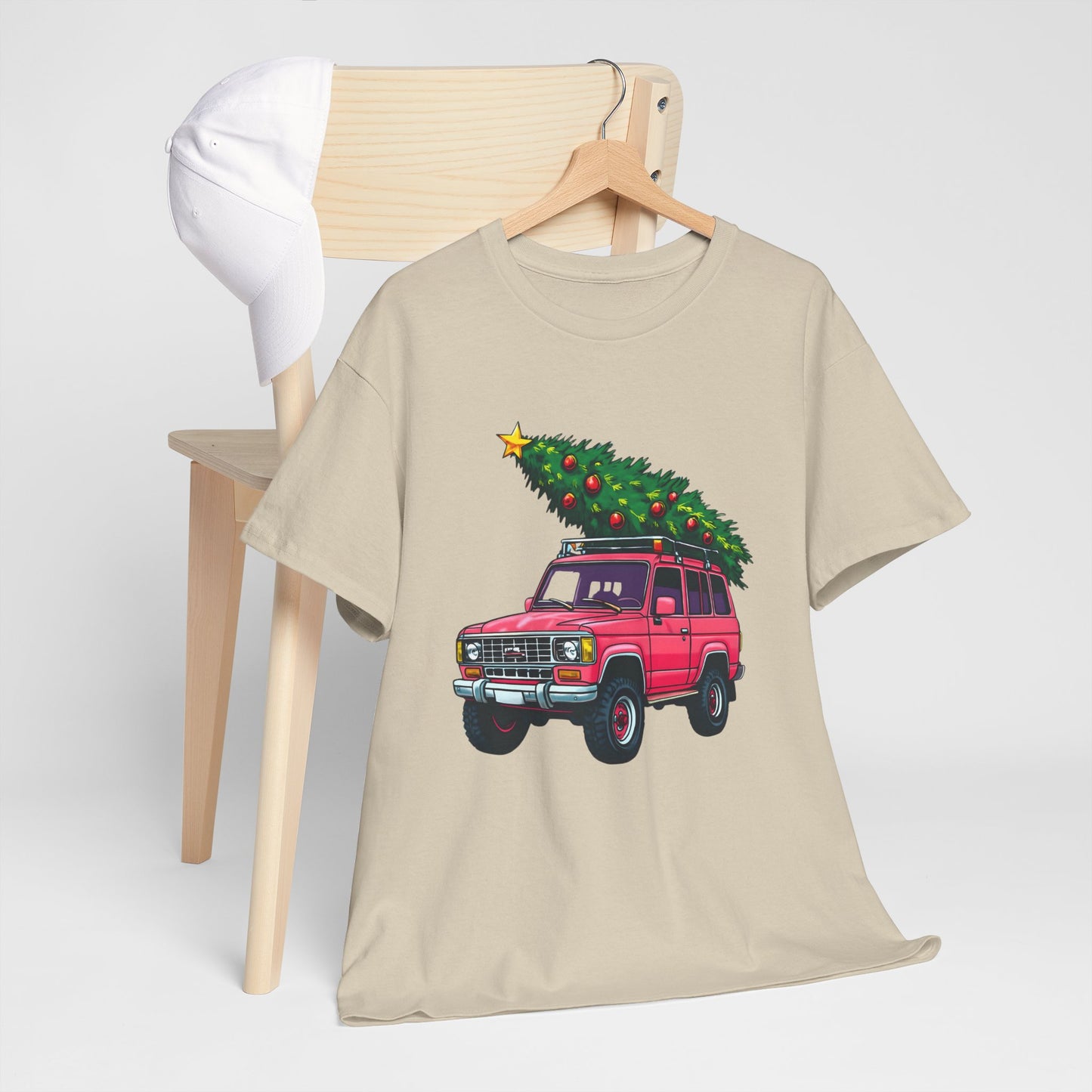 Pink SUV Christmas Tree Tee