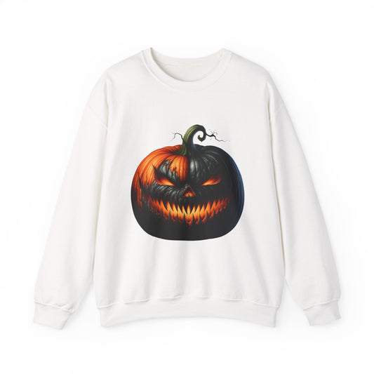 Creepy Clown Raccoon Pumpkin Halloween Sweatshirt