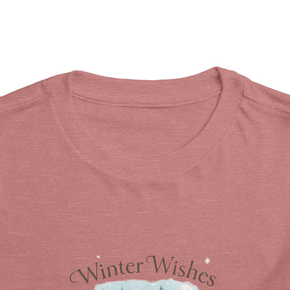 Winter Wishes Cottage Christmas Tee - Toddler Holiday