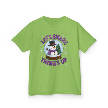 OT Snowman Snow Globe Kids Christmas Tee