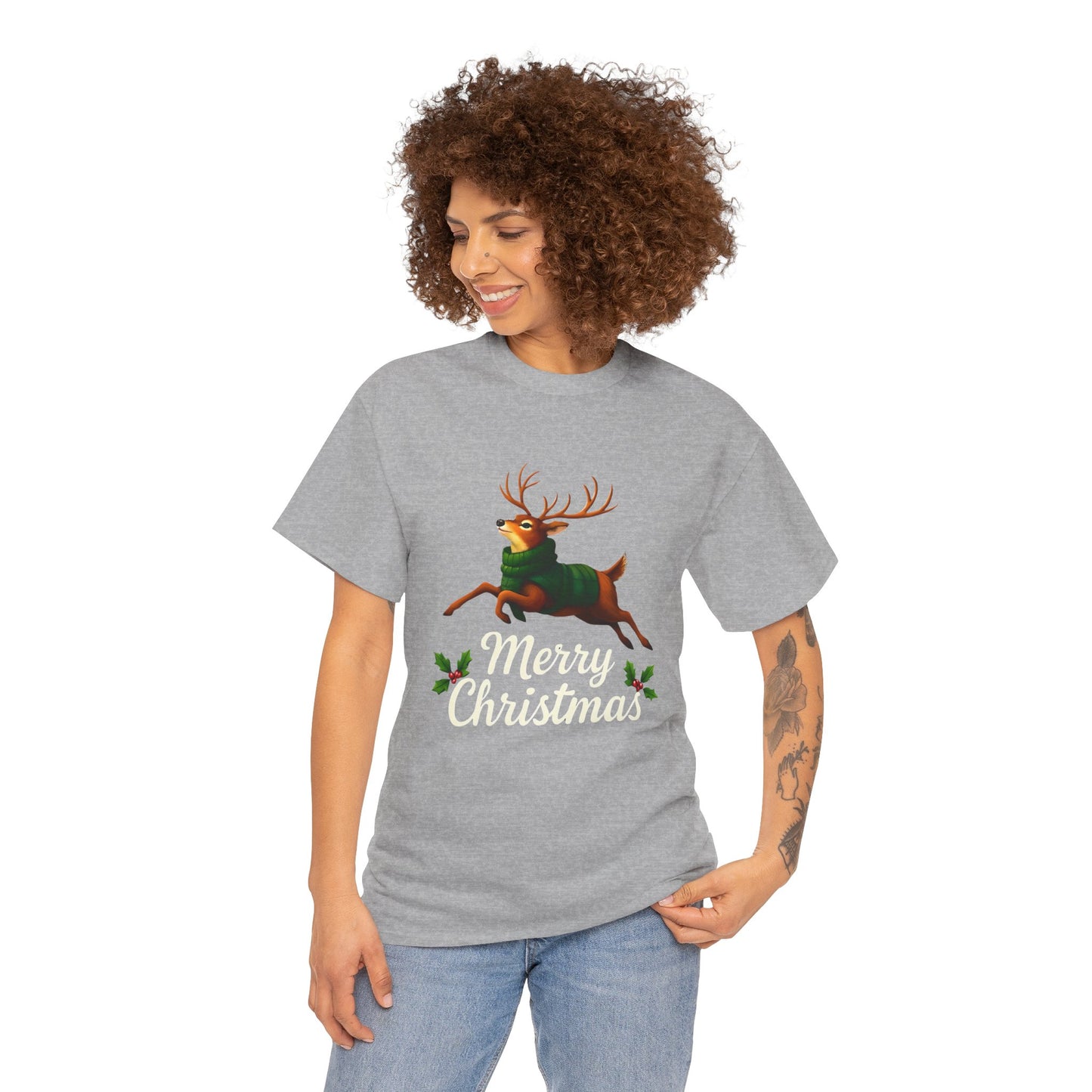 Merry Christmas Reindeer Tee