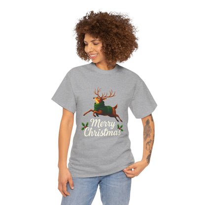 Merry Christmas Reindeer Tee