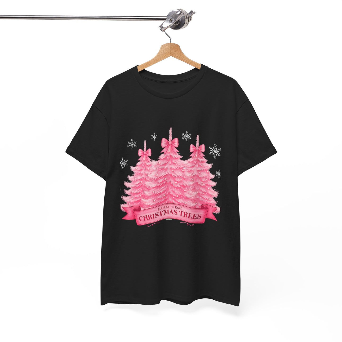 Farm Fresh Pink Christmas Tree Tee