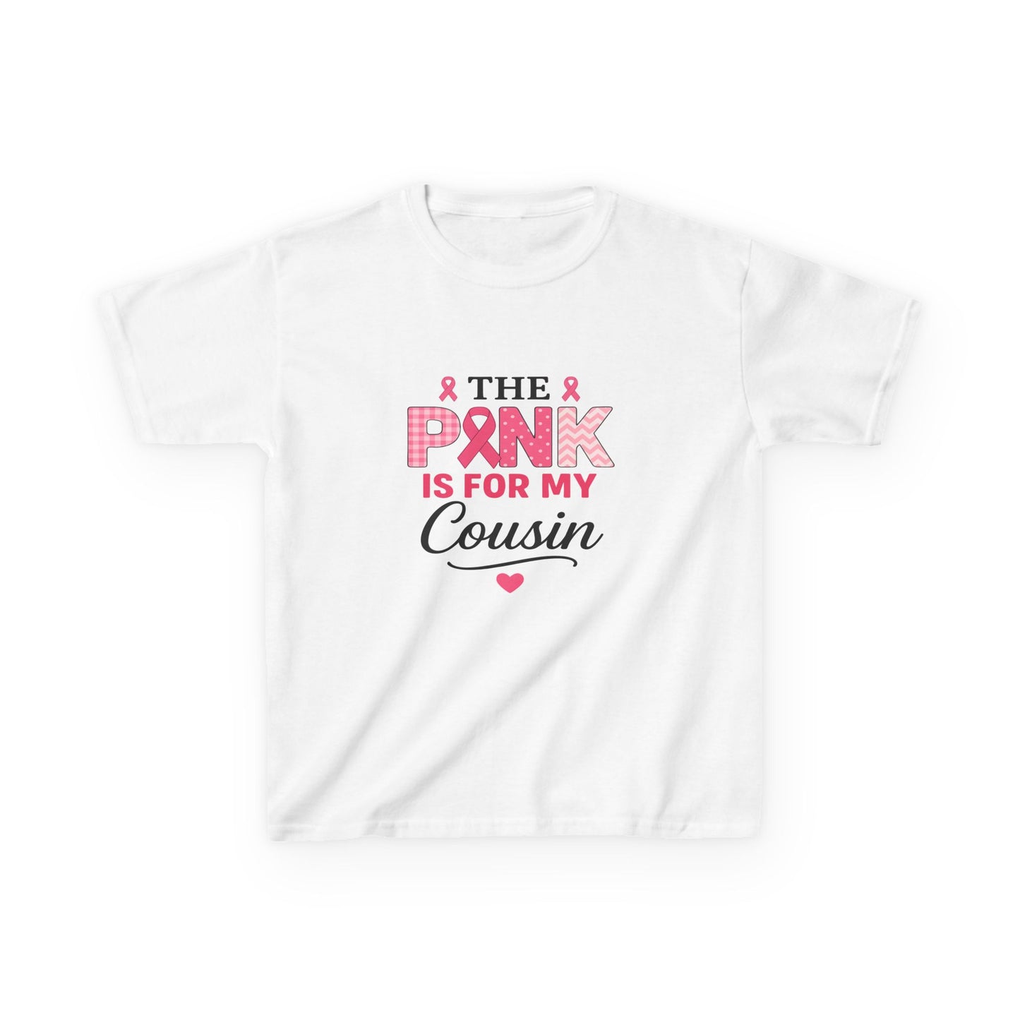 Pink Ribbon Cousin Tee - Breast Cancer Awareness