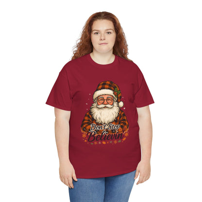 Santa Believes: Don't Stop Believin'  Tee