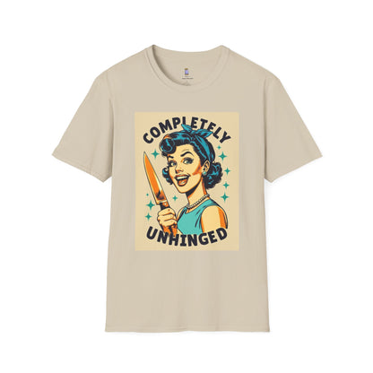 Unhinged Vintage Graphic T-Shirt | Funny Gift, Quirky Style, Unique Statement Tee, Casual Wear, Gift for Friends