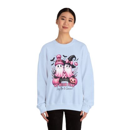 Boo-tiful Breast Cancer Awareness Halloween Crewneck