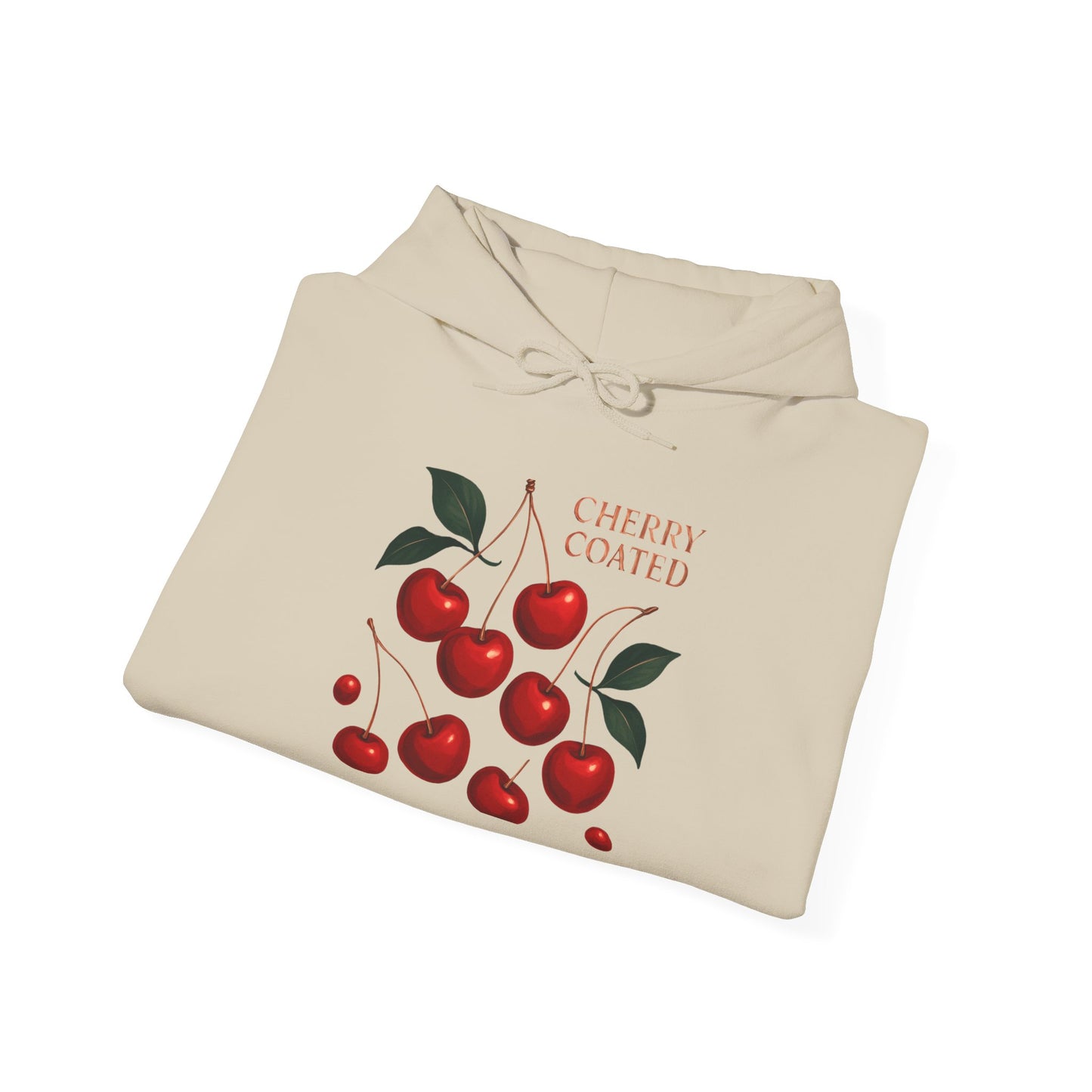 Cherry Cluster Hoodie — "Cherry Coated" Graphic Sweatshirt