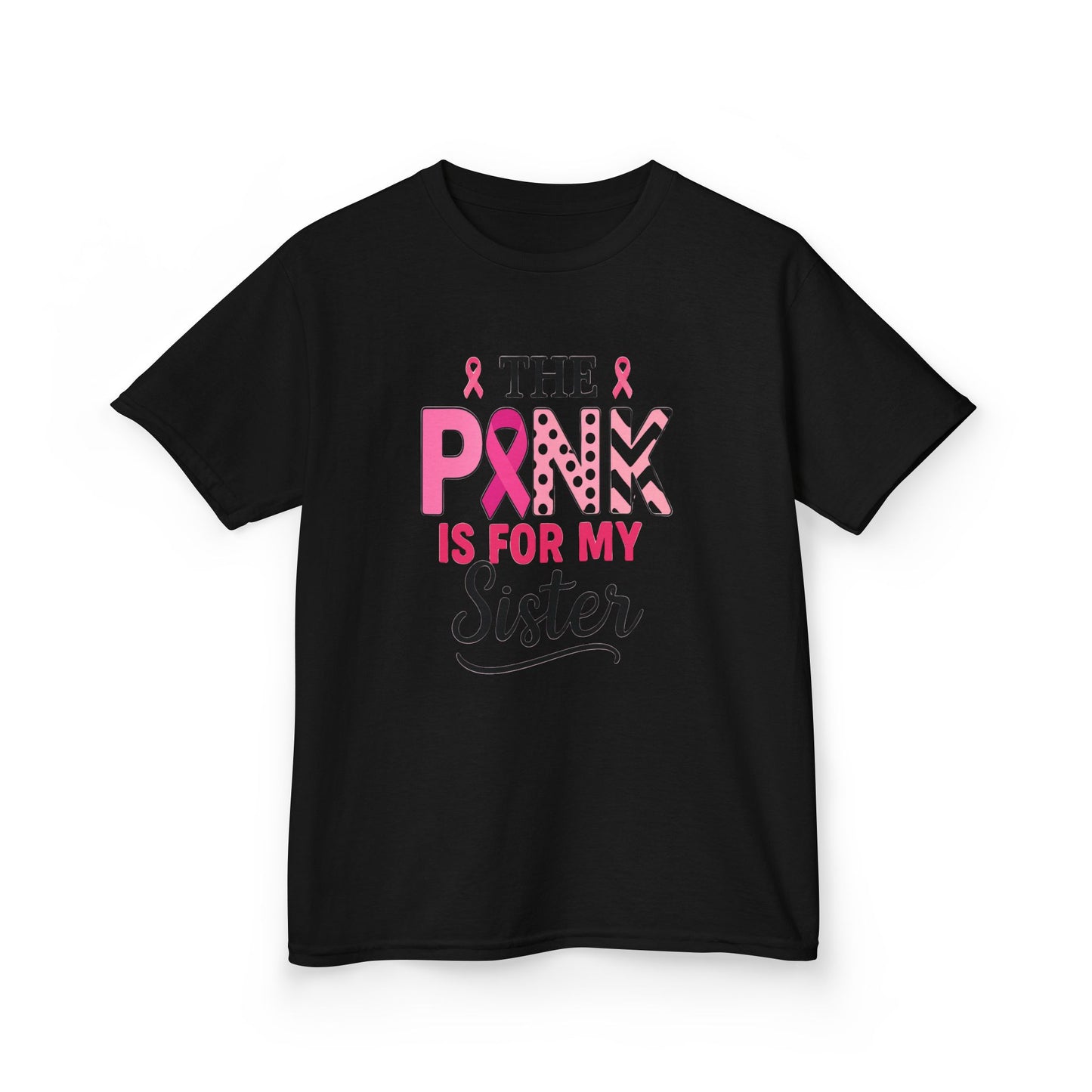 Pink Ribbon Sister Tee: Breast Cancer Awareness Gift