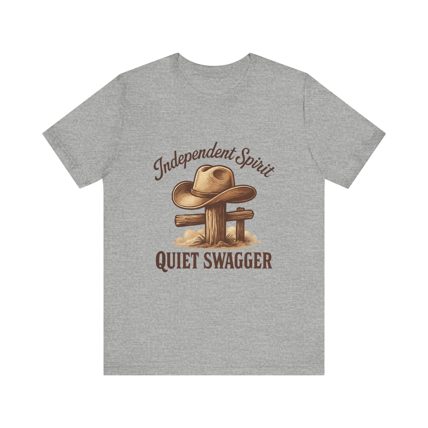 Quiet Swagger Cowboy Tee — Independent Spirit Western T-Shirt