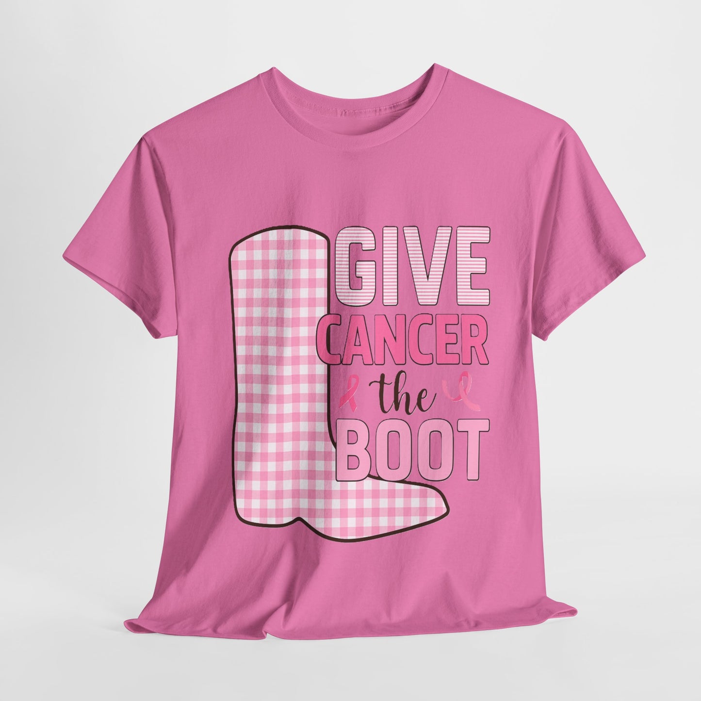 Give Cancer the Boot - Breast Cancer Awareness Tee