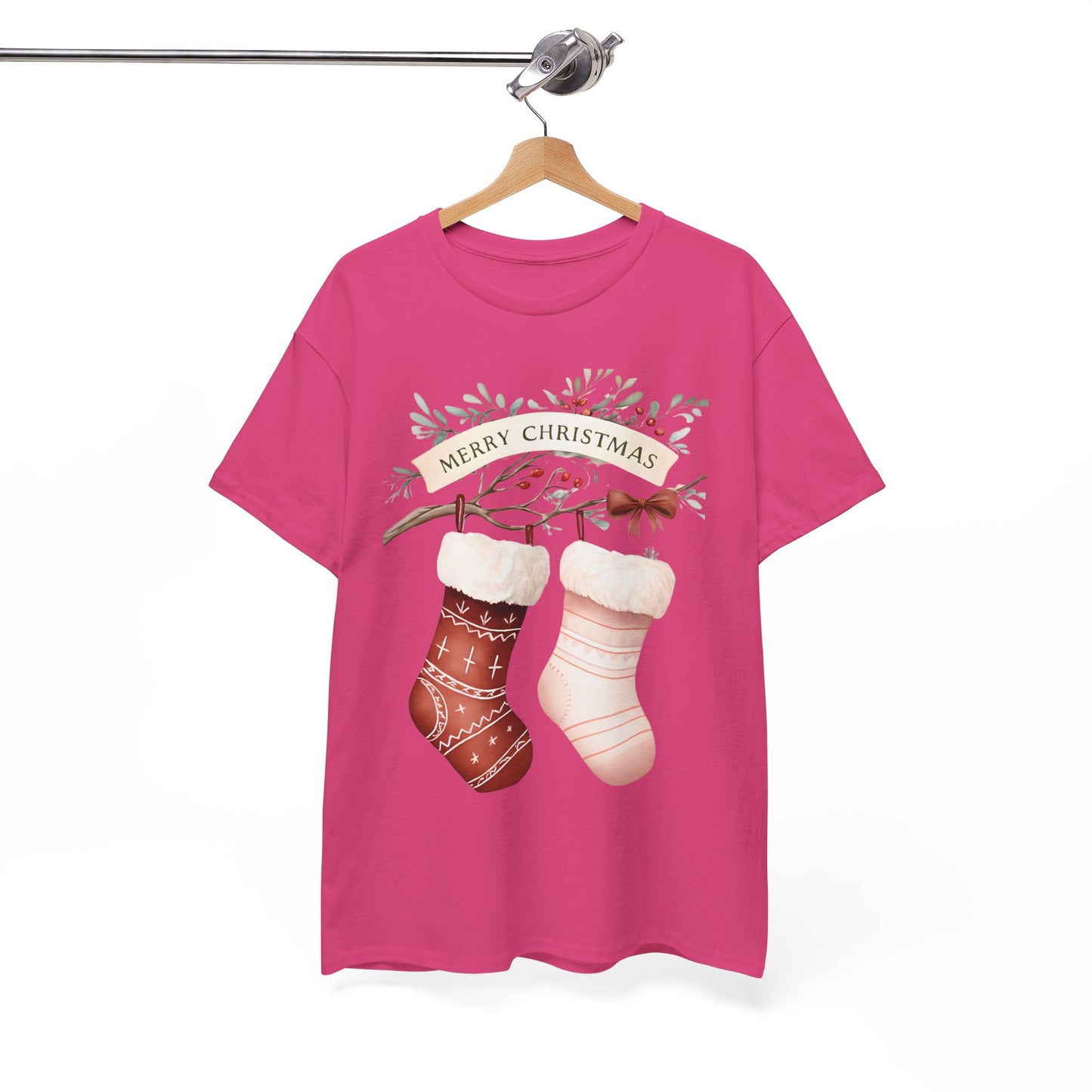 Watercolor Christmas Stocking Tee - Hope & Love