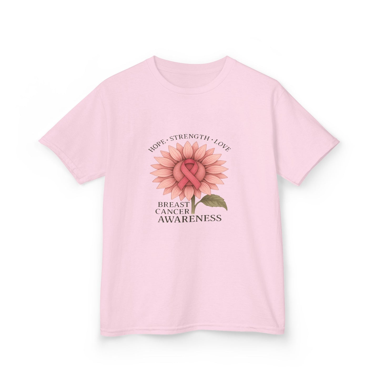 Breast Cancer Awareness Dino Tee - Hope, Strength, Love