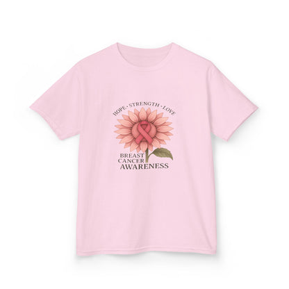 Breast Cancer Awareness Dino Tee - Hope, Strength, Love