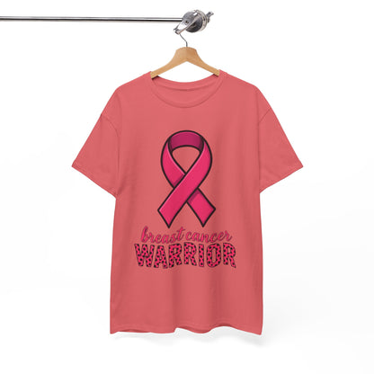 Breast Cancer Warrior Pink Ribbon Tee