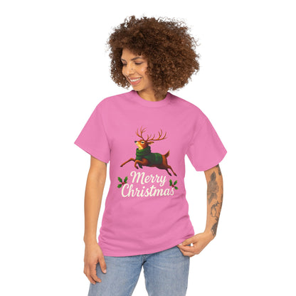 Merry Christmas Reindeer Tee