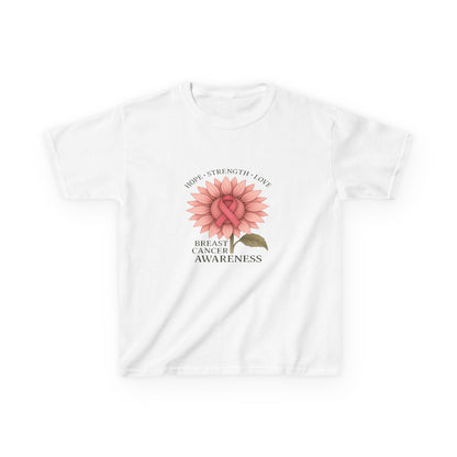 Breast Cancer Awareness Dino Tee - Hope, Strength, Love