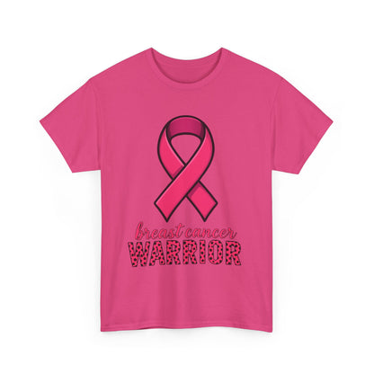 Breast Cancer Warrior Pink Ribbon Tee