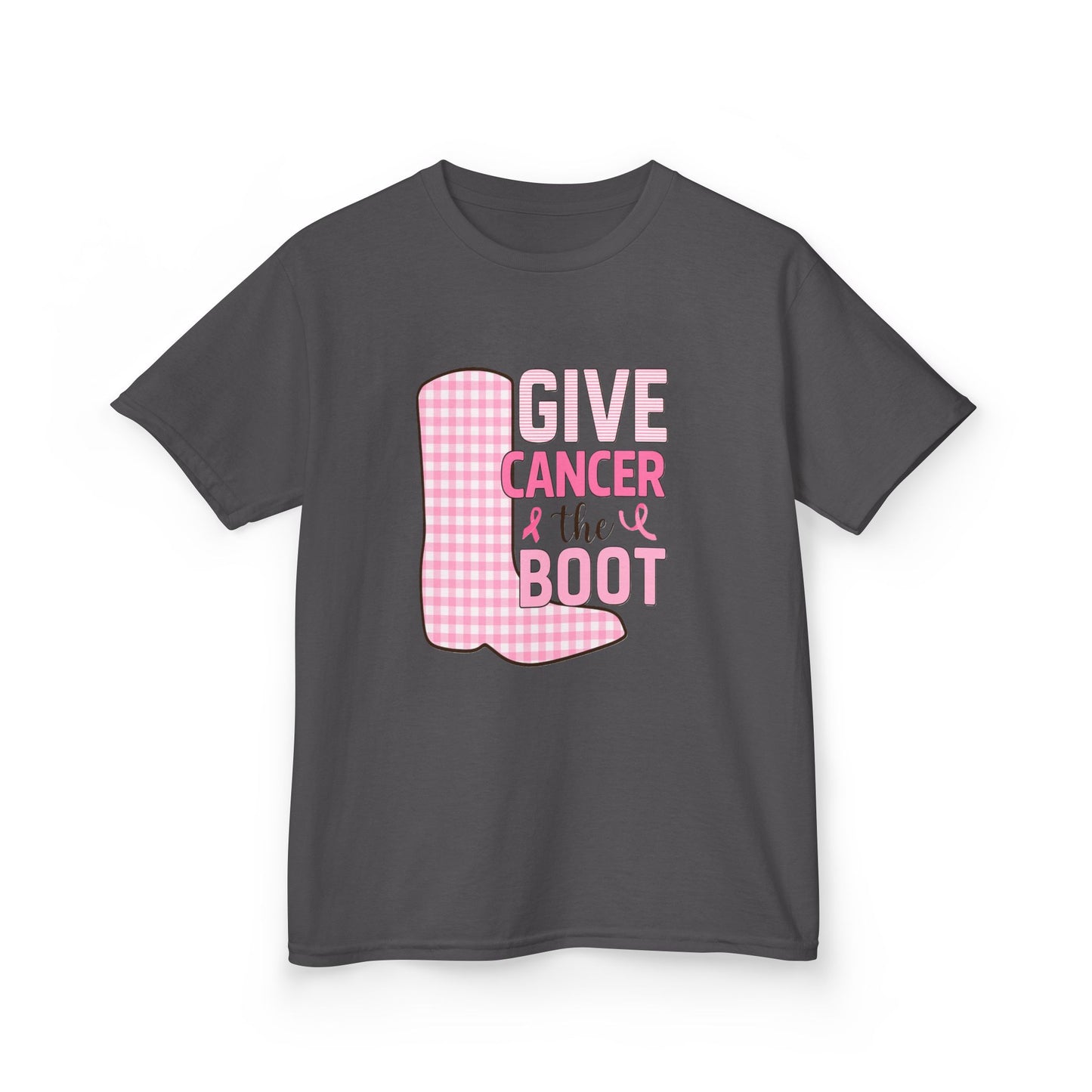 Give Cancer the Boot: Dinosaur Christmas Tee