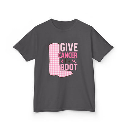 Give Cancer the Boot: Dinosaur Christmas Tee