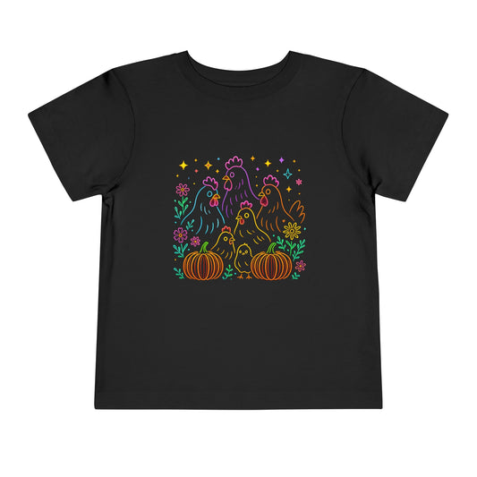 Chicken & Pumpkins Toddler Christmas Tee