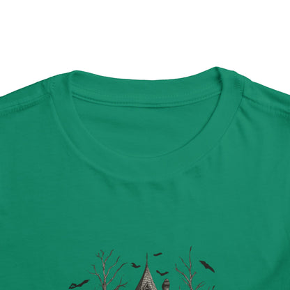 Spooky Halloween House Toddler Christmas Tee