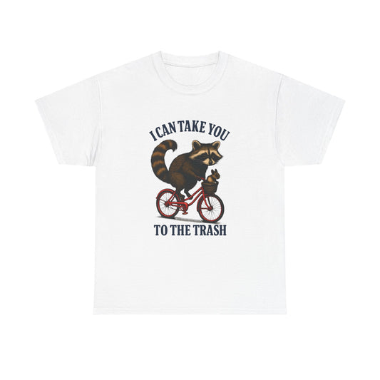 Raccoon Bike Ride: I Can Take You To The Trash Tee