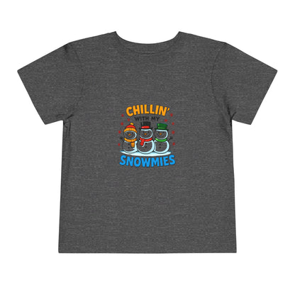 Chillin' with My Snowmies Toddler Christmas Tee