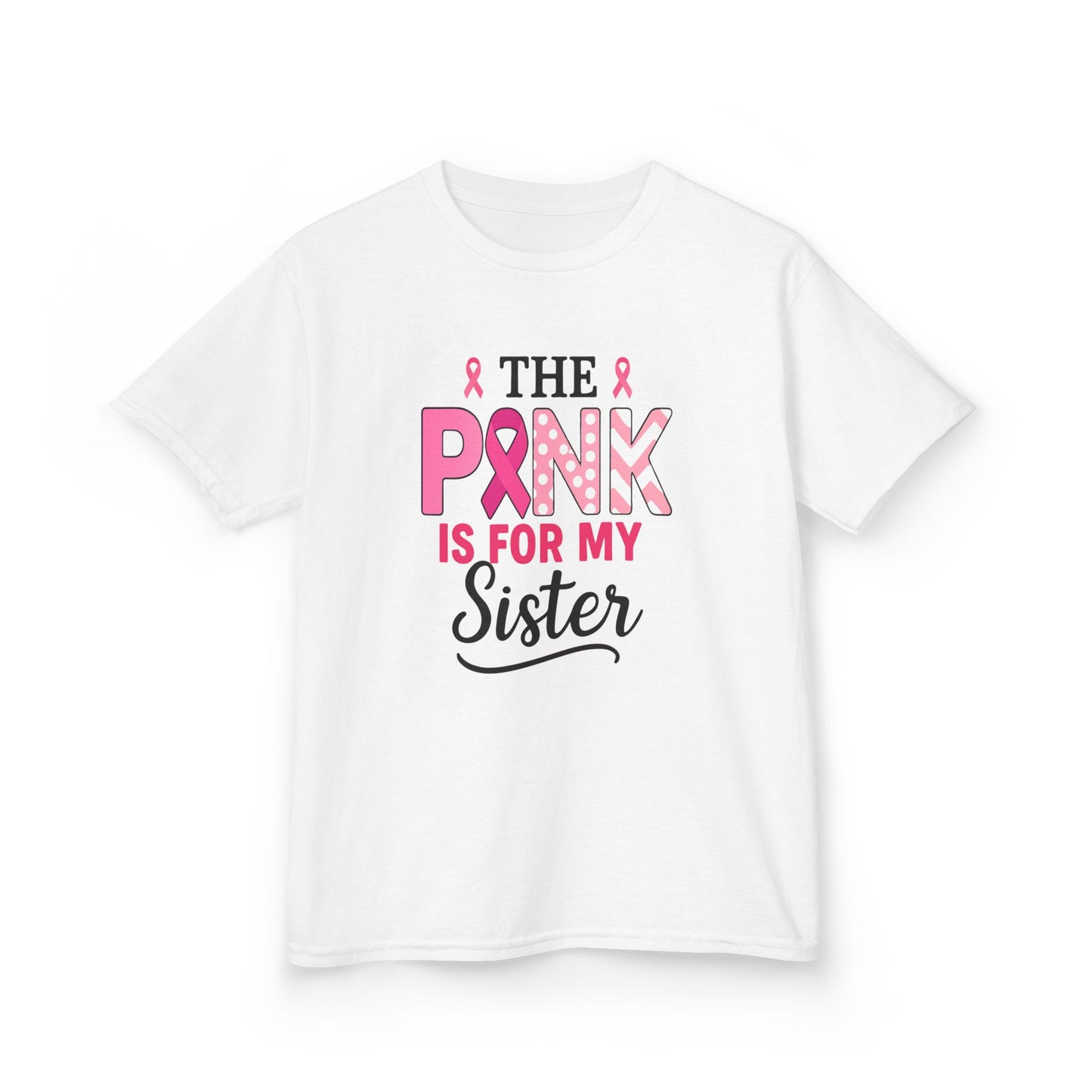 Pink Ribbon Sister Tee: Breast Cancer Awareness Gift