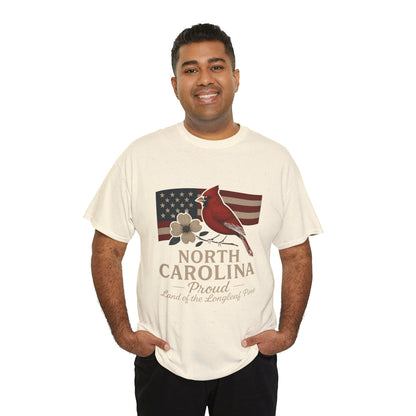 NC Pride: Cardinal, Dogwood & State Flag Tee