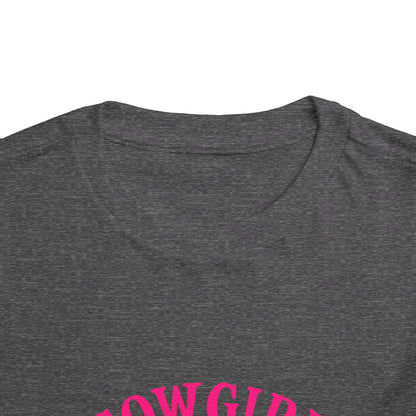 Cowgirl Christmas Club Tee - Pink Retro Holiday Shirt