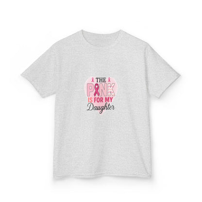 Pink Dinosaur Daughter Tee - Breast Cancer Awareness