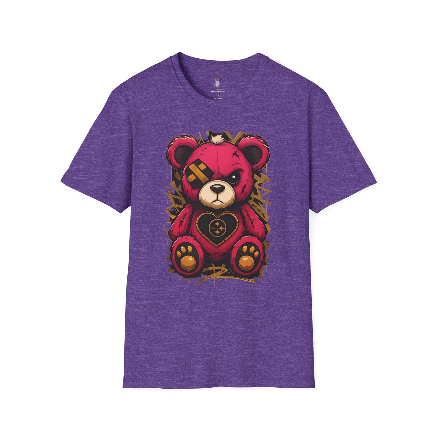 Cute Teddy Bear Graphic Tee, Soft Unisex Shirt, Casual Wear, Unique Gift, Gift for Her, Holiday Apparel