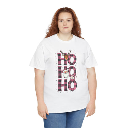 Ho Ho Ho Plaid Holiday Tee