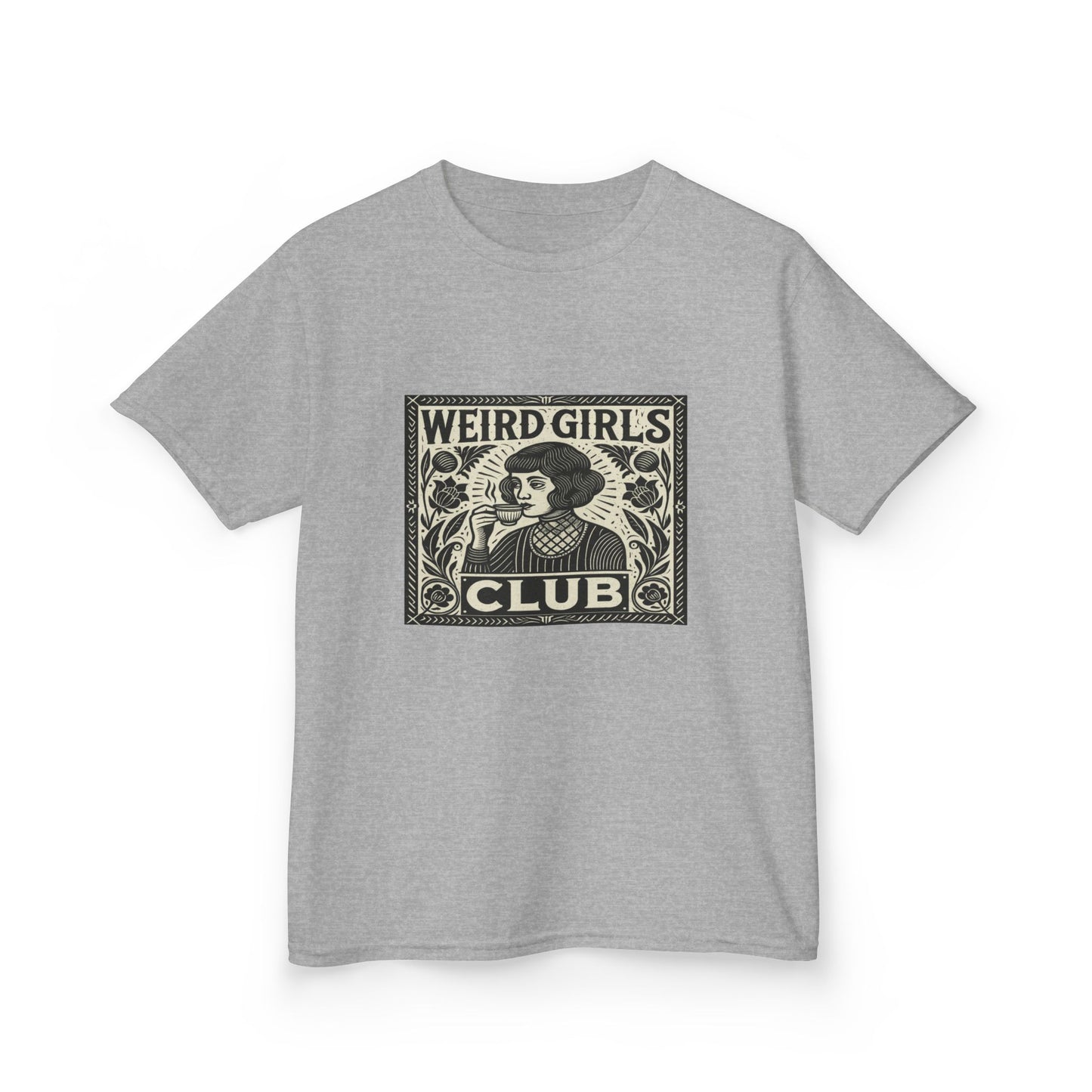 Weird Girls Club Tea Party Tee - Retro Graphic