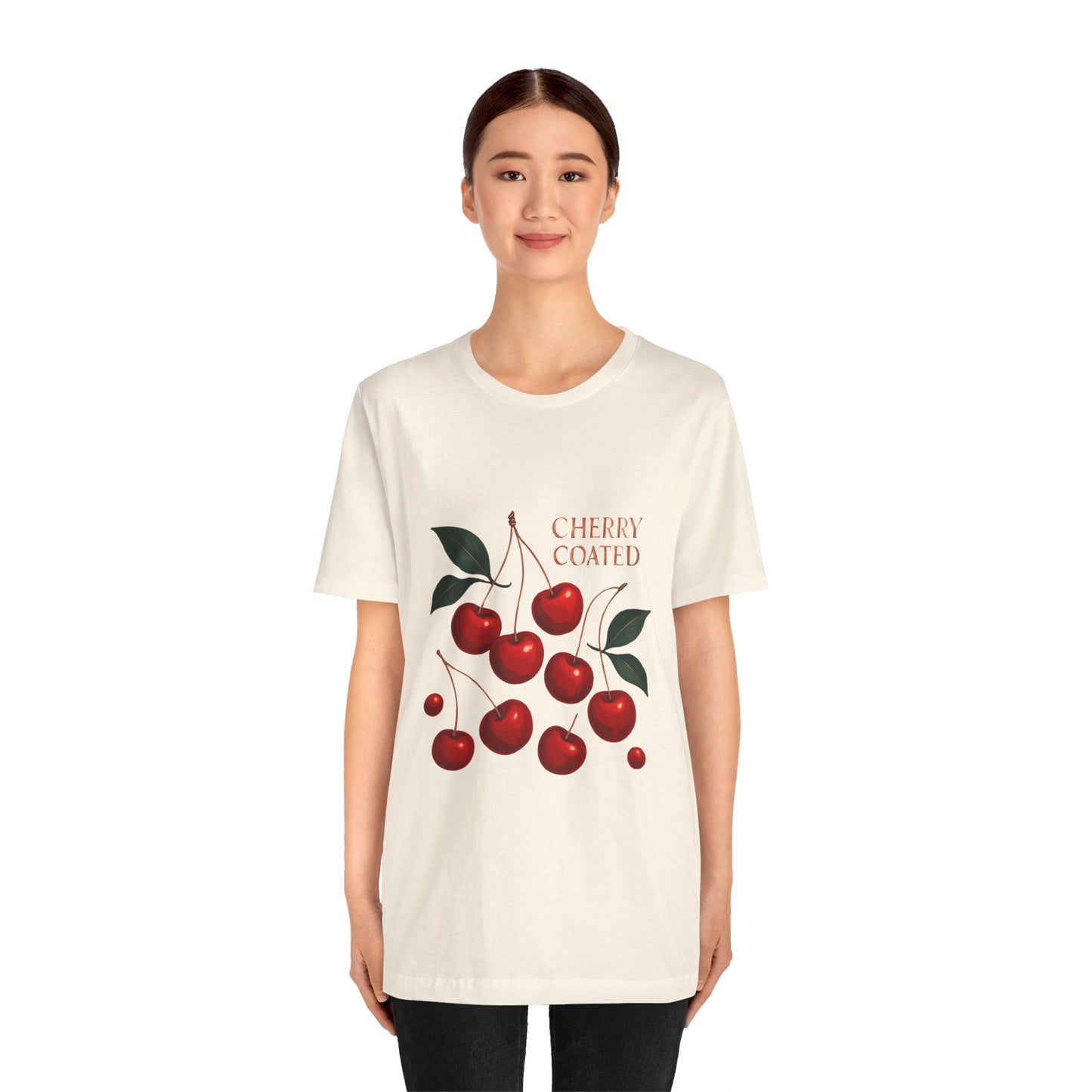 Cherry Coated Tee — Vintage Cherry Graphic T-Shirt
