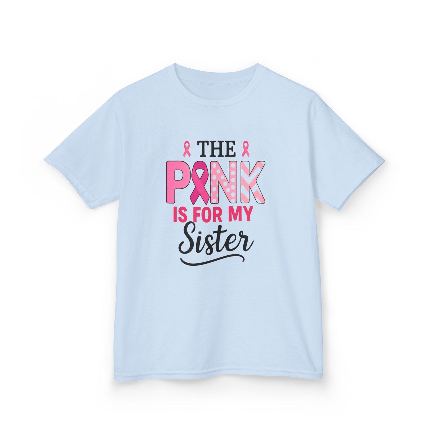 Pink Ribbon Sister Tee: Breast Cancer Awareness Gift