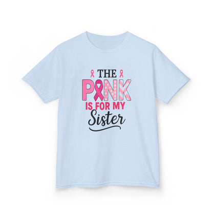 Pink Ribbon Sister Tee: Breast Cancer Awareness Gift