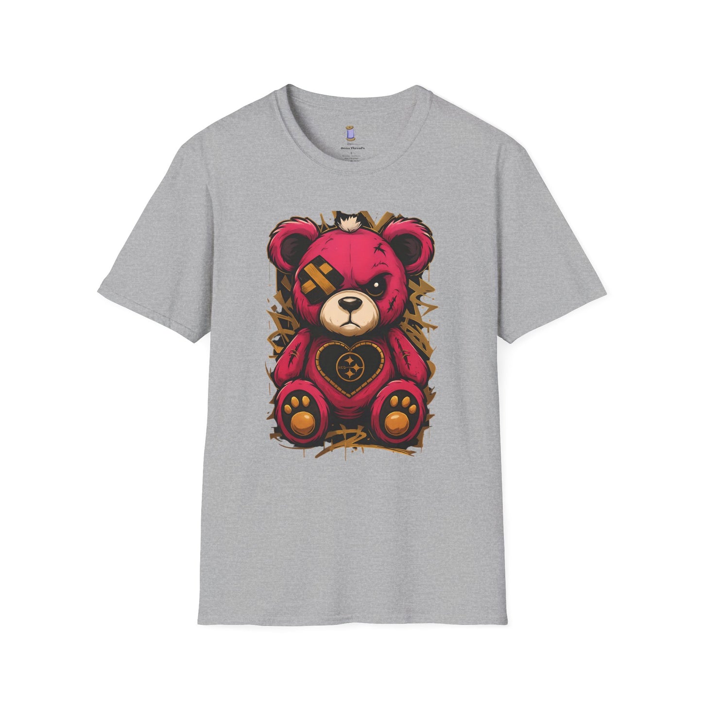 Cute Teddy Bear Graphic Tee, Soft Unisex Shirt, Casual Wear, Unique Gift, Gift for Her, Holiday Apparel