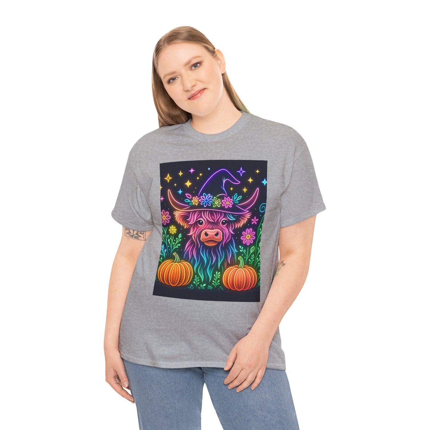 Neon Halloween Highland Tee
