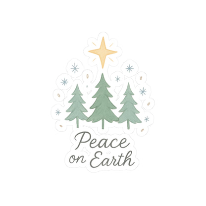 Peace on Earth Christmas Sticker